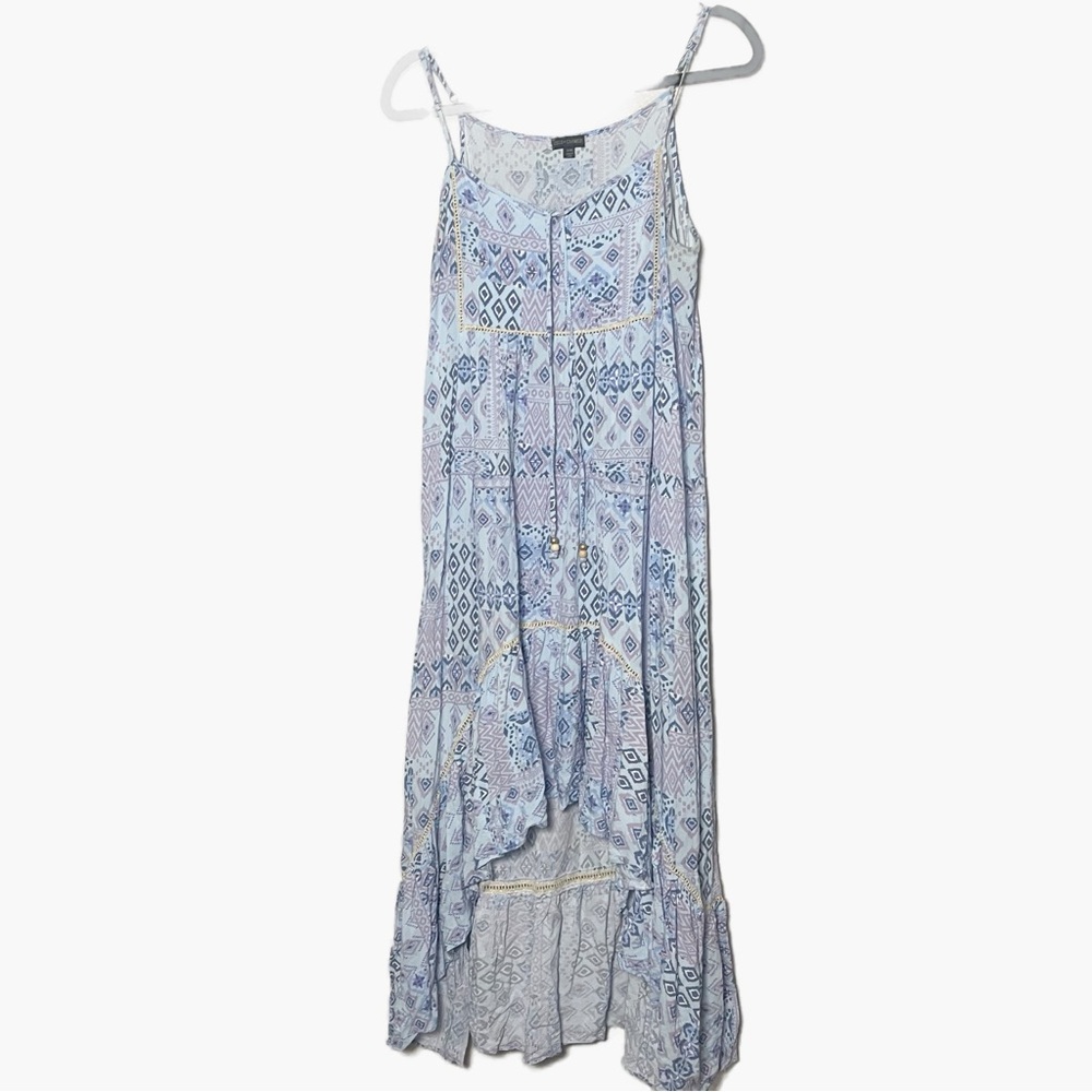 Coco + Carmen patchwork boho high low dress size S/M - Picture 2 of 5